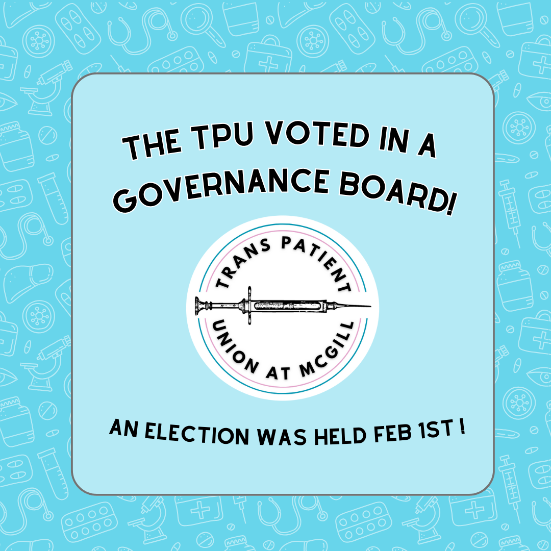 The TPU Voted in a Governance Board!